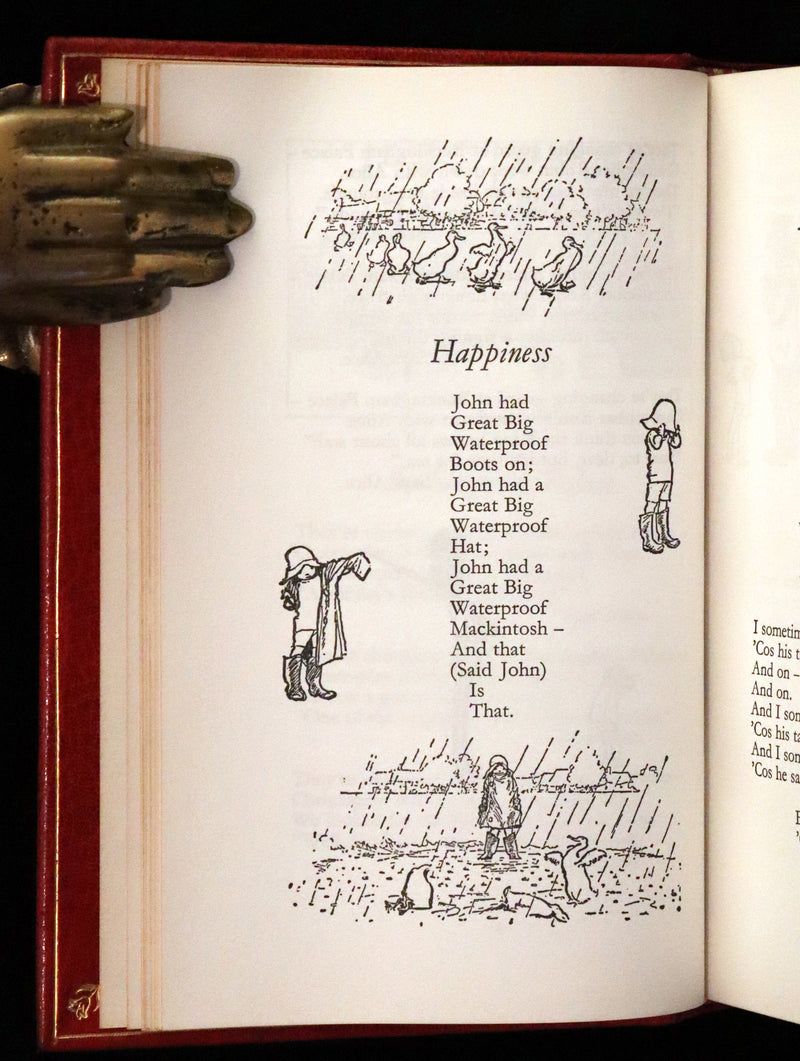 1973 Exquisite Bayntun-Riviere Binding - Winnie-The-Pooh Omnibus. (Complete Four books).