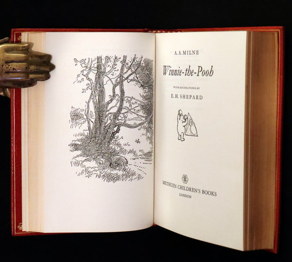 1973 Beautiful Bayntun-Riviere Binding - Winnie-The-Pooh Omnibus. (Complete Four books).