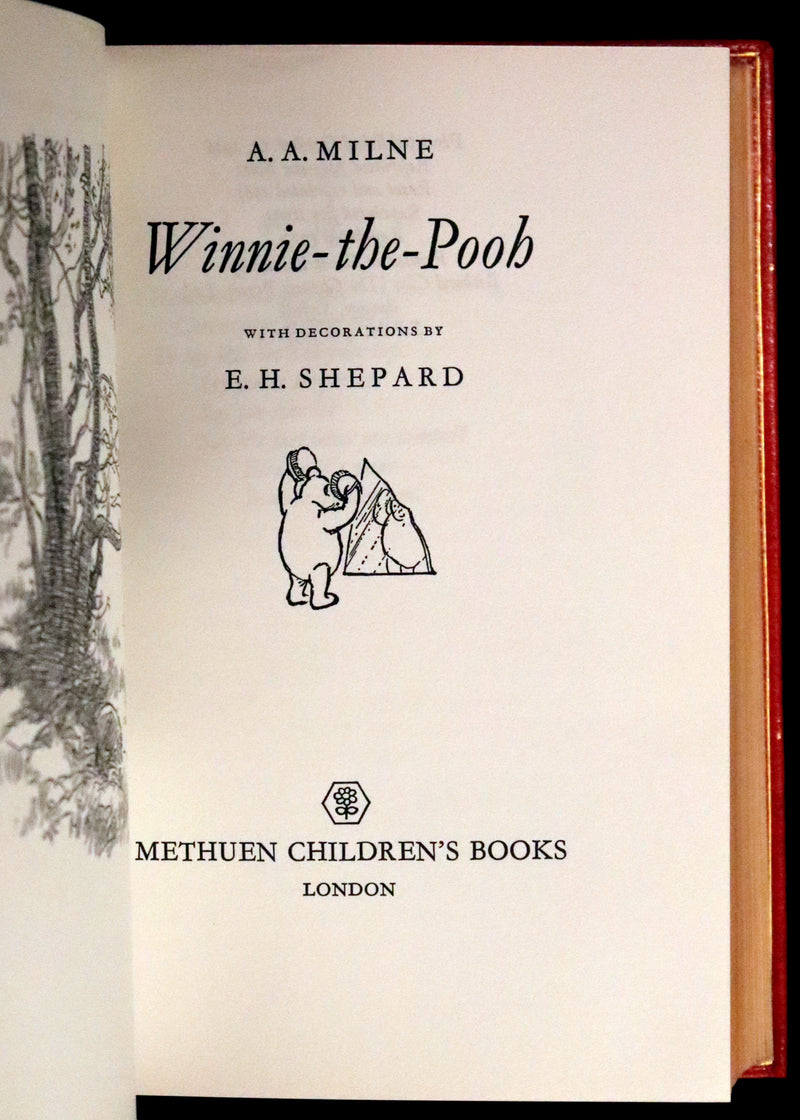 1973 Exquisite Bayntun-Riviere Binding - Winnie-The-Pooh Omnibus. (Complete Four books).