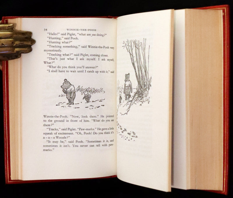 1973 Exquisite Bayntun-Riviere Binding - Winnie-The-Pooh Omnibus. (Complete Four books).