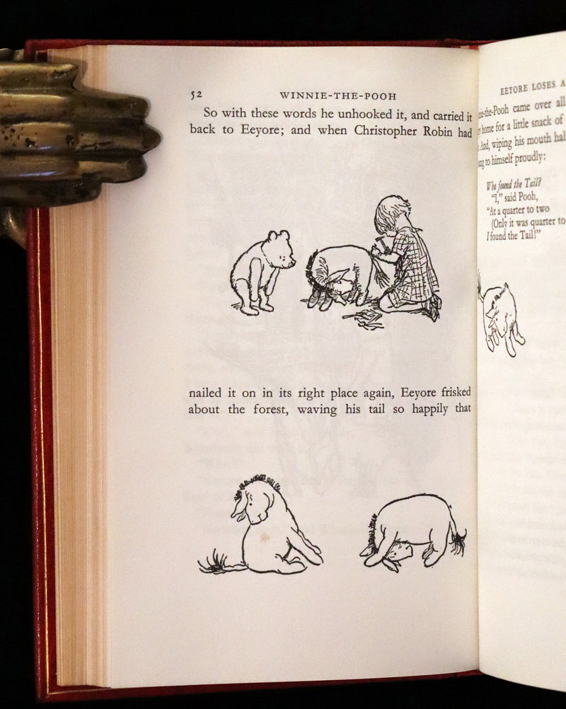 1973 Exquisite Bayntun-Riviere Binding - Winnie-The-Pooh Omnibus. (Complete Four books).