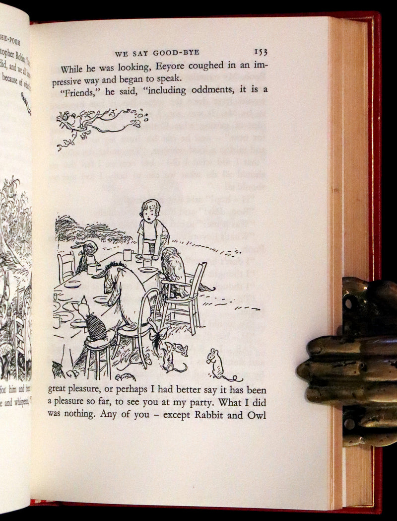 1973 Exquisite Bayntun-Riviere Binding - Winnie-The-Pooh Omnibus. (Complete Four books).