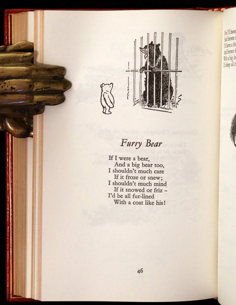 1973 Beautiful Bayntun-Riviere Binding - Winnie-The-Pooh Omnibus. (Complete Four books).