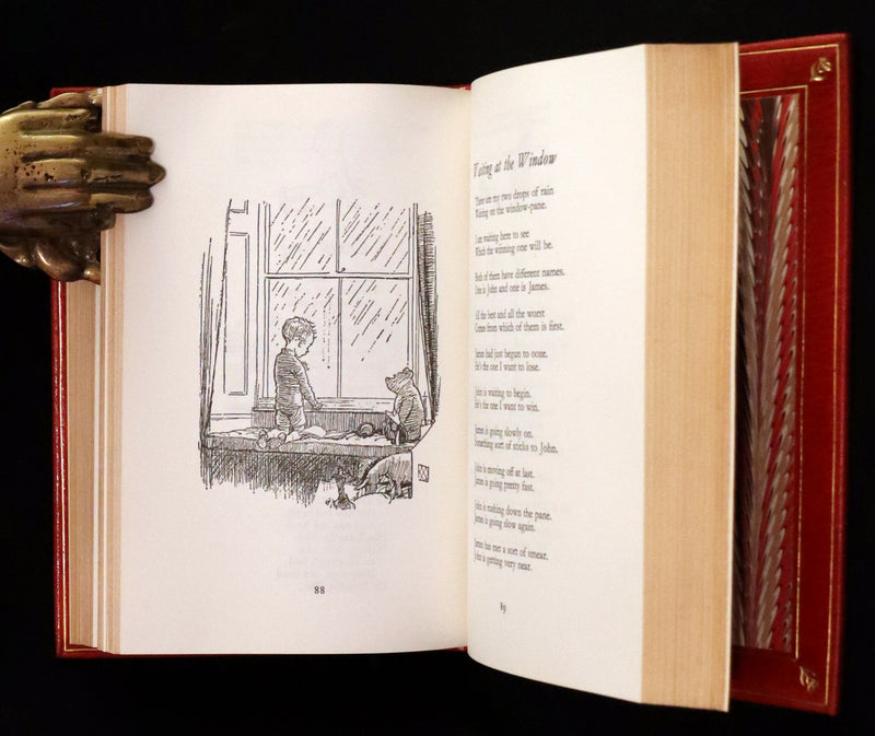 1973 Exquisite Bayntun-Riviere Binding - Winnie-The-Pooh Omnibus. (Complete Four books).