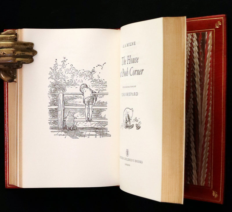1973 Exquisite Bayntun-Riviere Binding - Winnie-The-Pooh Omnibus. (Complete Four books).