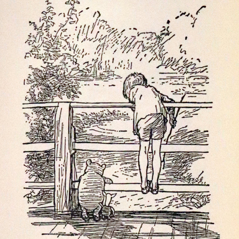 1973 Exquisite Bayntun-Riviere Binding - Winnie-The-Pooh Omnibus. (Complete Four books).