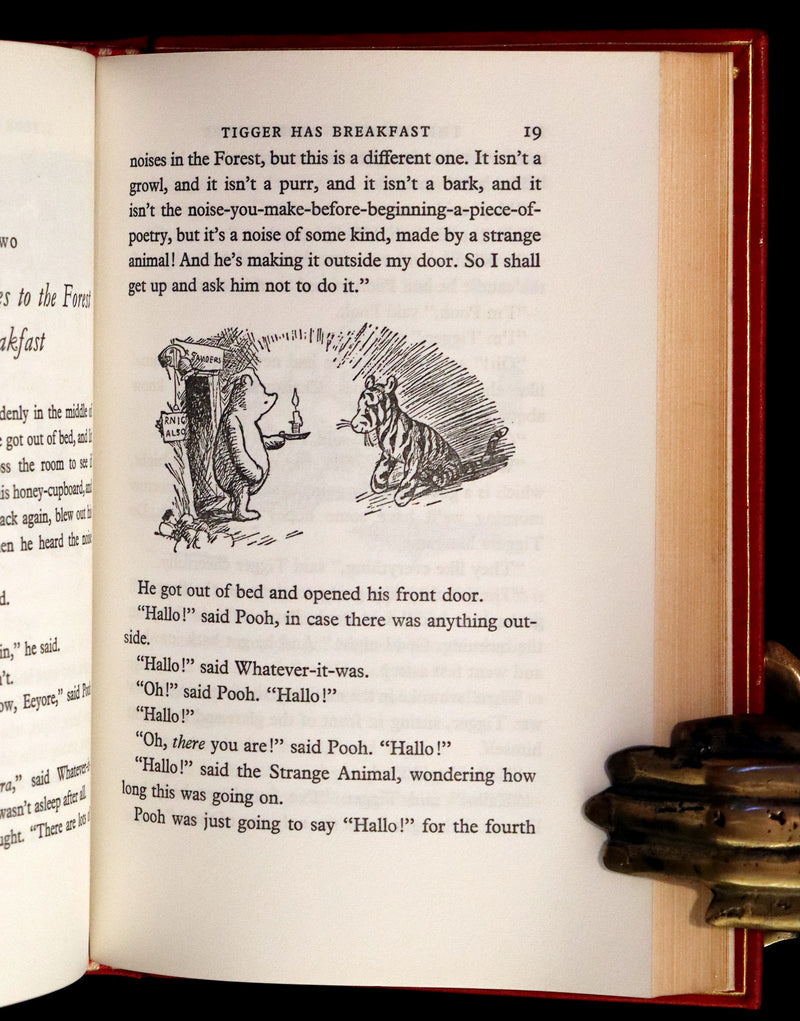 1973 Exquisite Bayntun-Riviere Binding - Winnie-The-Pooh Omnibus. (Complete Four books).