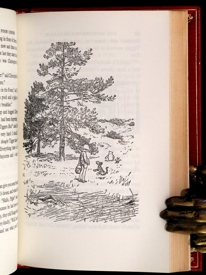 1973 Exquisite Bayntun-Riviere Binding - Winnie-The-Pooh Omnibus. (Complete Four books).