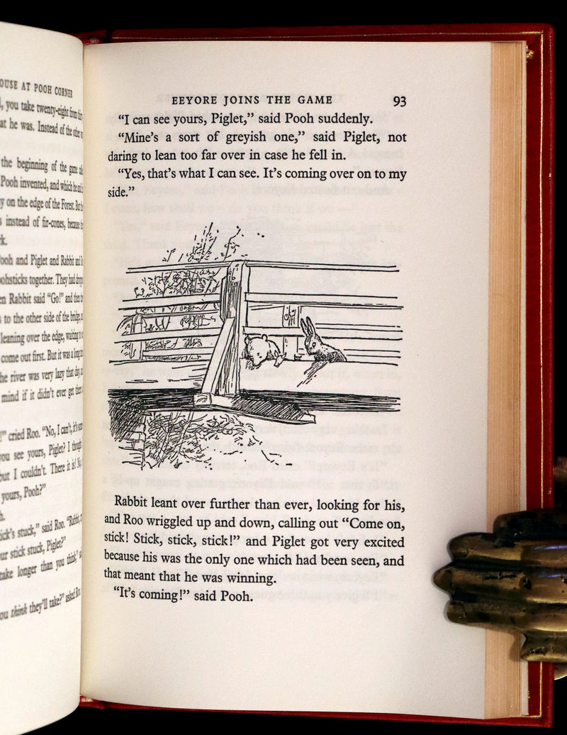 1973 Exquisite Bayntun-Riviere Binding - Winnie-The-Pooh Omnibus. (Complete Four books).