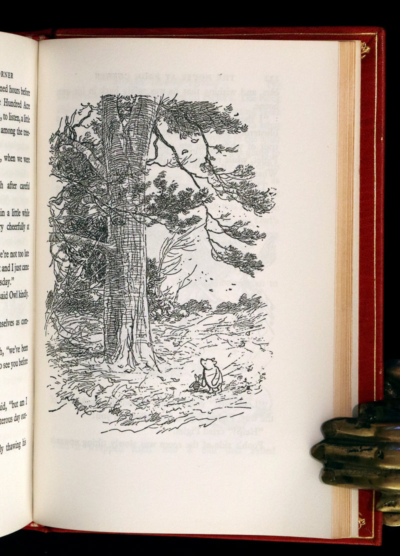 1973 Exquisite Bayntun-Riviere Binding - Winnie-The-Pooh Omnibus. (Complete Four books).