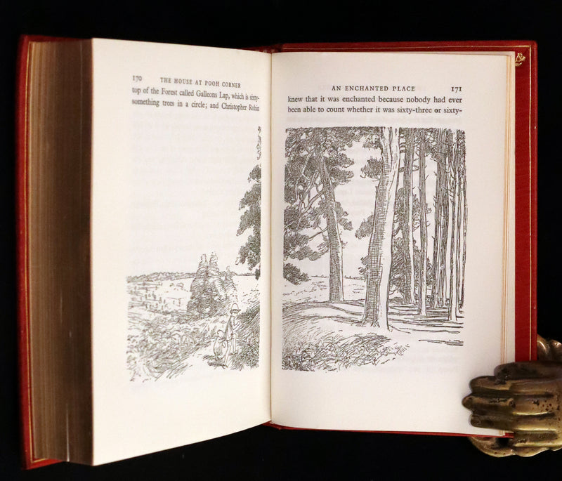 1973 Exquisite Bayntun-Riviere Binding - Winnie-The-Pooh Omnibus. (Complete Four books).