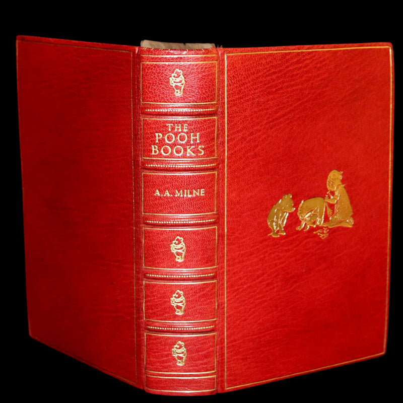 1973 Exquisite Bayntun-Riviere Binding - Winnie-The-Pooh Omnibus. (Complete Four books).