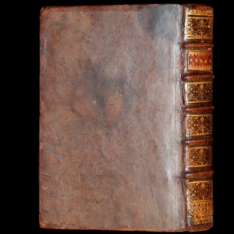 1682 Scarce Latin French Book - The Book of Isaiah - Isaie.