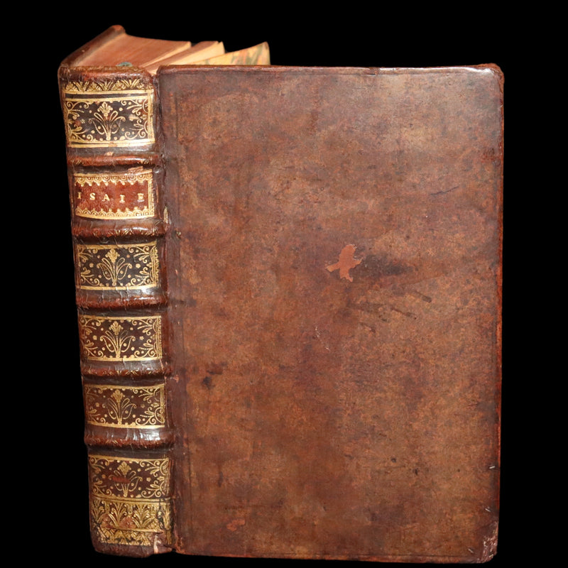 1682 Scarce Latin French Book - The Book of Isaiah - Isaie.