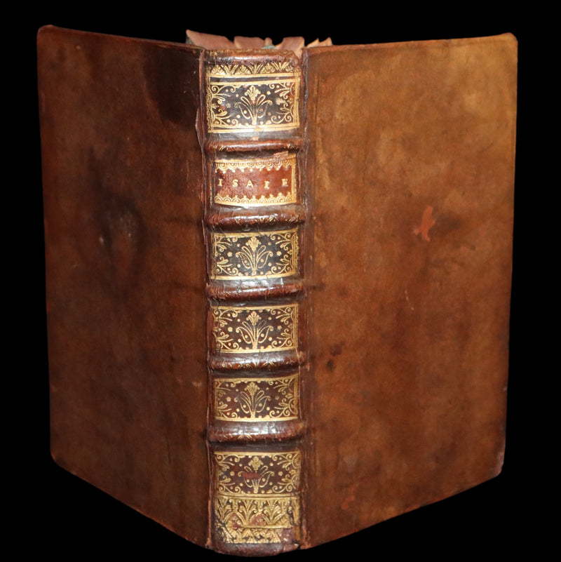 1682 Scarce Latin French Book - The Book of Isaiah - Isaie.