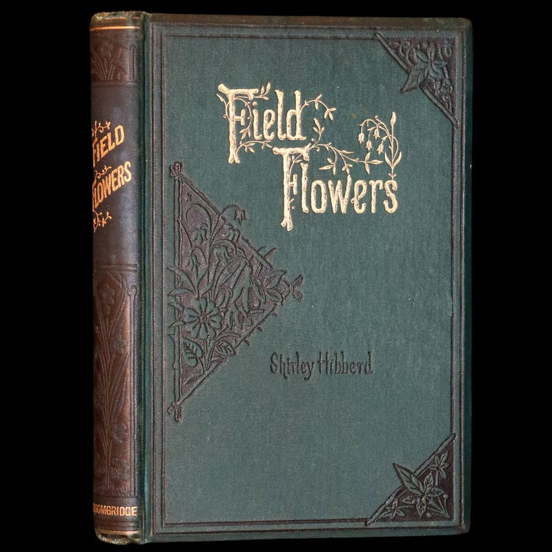 1880 Rare Victorian Book - FIELD FLOWERS, A handy-book for the rambling by the famous botanist James Shirley Hibberd.