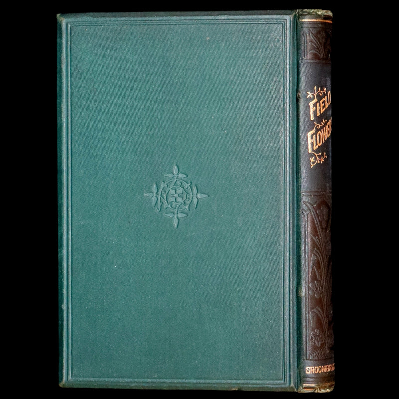 1880 Rare Victorian Book - FIELD FLOWERS, A handy-book for the rambling by the famous botanist James Shirley Hibberd.