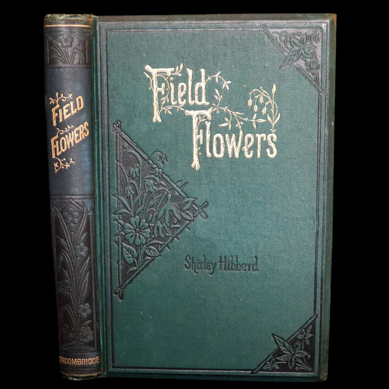 1880 Rare Victorian Book - FIELD FLOWERS, A handy-book for the rambling by the famous botanist James Shirley Hibberd.