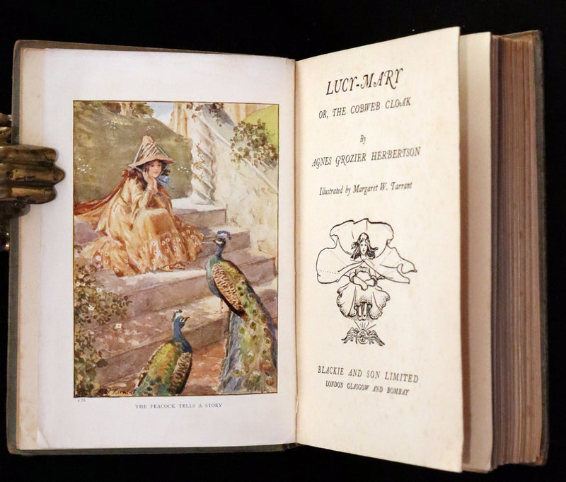 1910 Scarce First Edition - Lucy-Mary or The Cobweb Cloak illustrated by Margaret W. Tarrant.