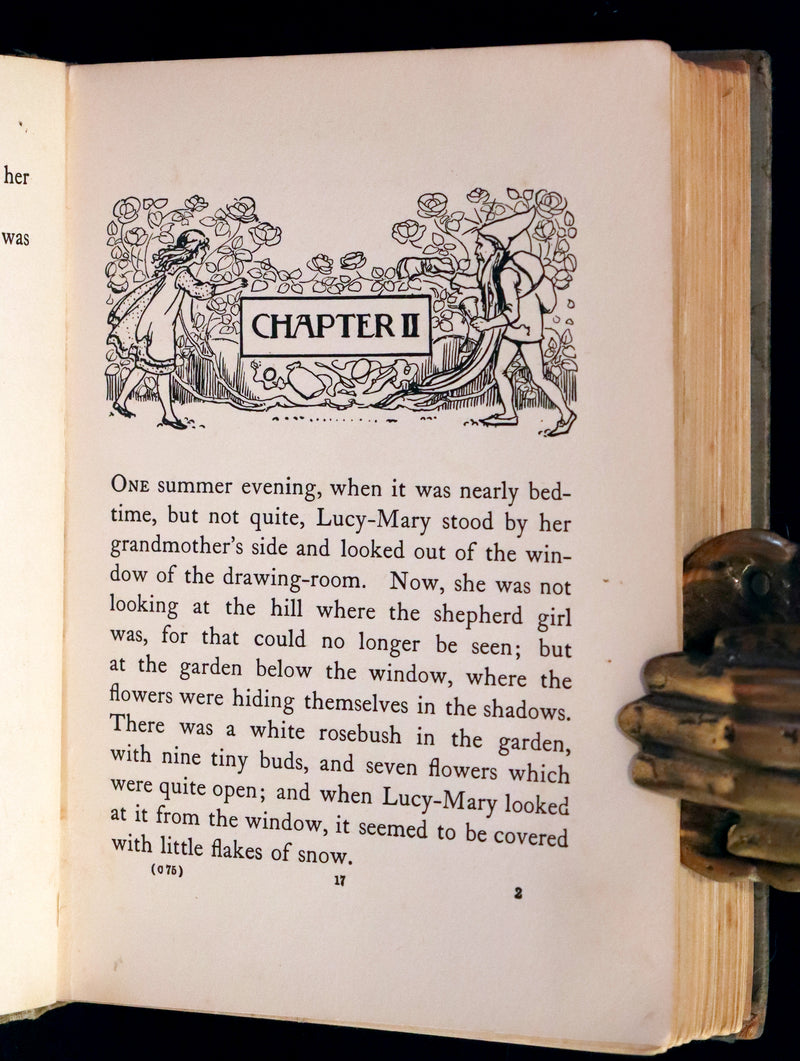 1910 Scarce First Edition - Lucy-Mary or The Cobweb Cloak illustrated by Margaret W. Tarrant.