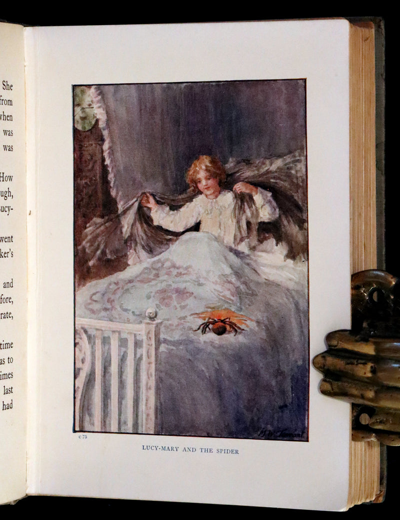 1910 Scarce First Edition - Lucy-Mary or The Cobweb Cloak illustrated by Margaret W. Tarrant.
