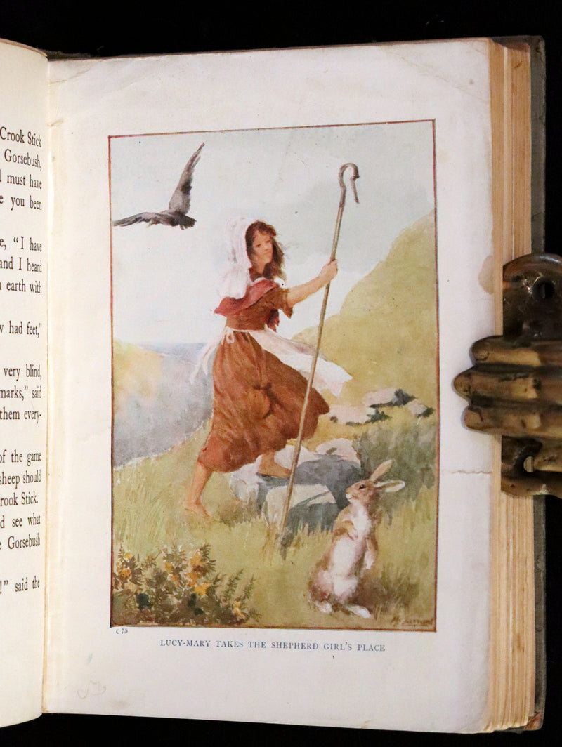 1910 Scarce First Edition - Lucy-Mary or The Cobweb Cloak illustrated by Margaret W. Tarrant.