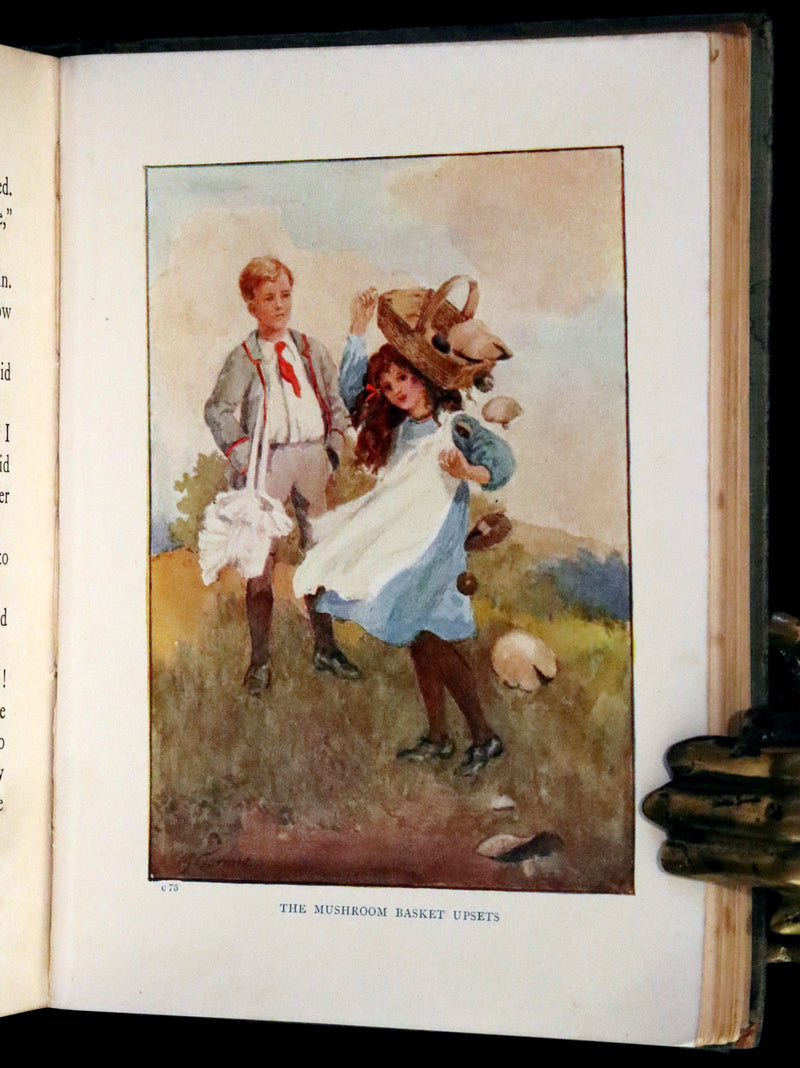 1910 Scarce First Edition - Lucy-Mary or The Cobweb Cloak illustrated by Margaret W. Tarrant.