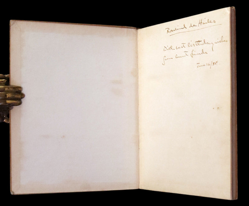 1927 Rare Edition - A Pilgrimage in Fairyland by Daisy Sewell, Fairy Painter Jeannie McConnell.