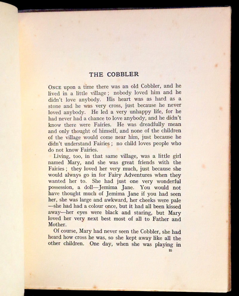 1927 Rare Edition - A Pilgrimage in Fairyland by Daisy Sewell, Fairy Painter Jeannie McConnell.