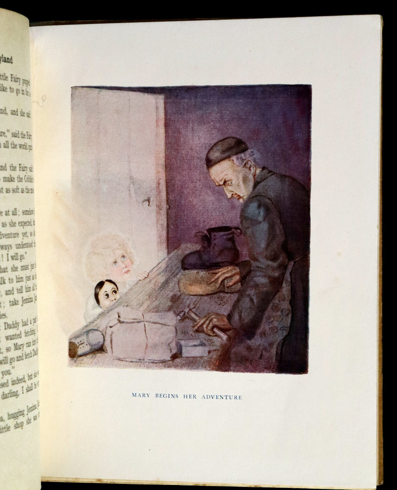 1927 Rare Edition - A Pilgrimage in Fairyland by Daisy Sewell, Fairy Painter Jeannie McConnell.