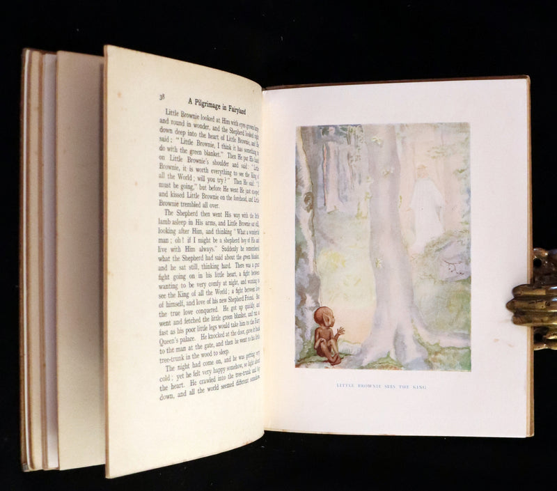 1927 Rare Edition - A Pilgrimage in Fairyland by Daisy Sewell, Fairy Painter Jeannie McConnell.