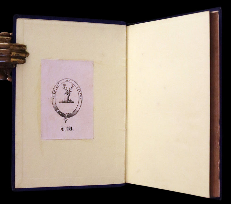 1858 Rare Victorian Book - The Shipwreck by William Falconer, illustrated by Birket Foster.