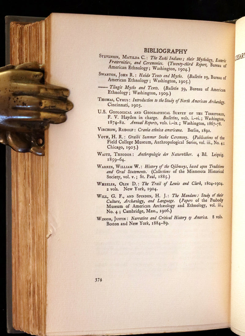 1914 Scarce First Edition - The Myths of the North American Indians by Lewis Spence. Illustrated.