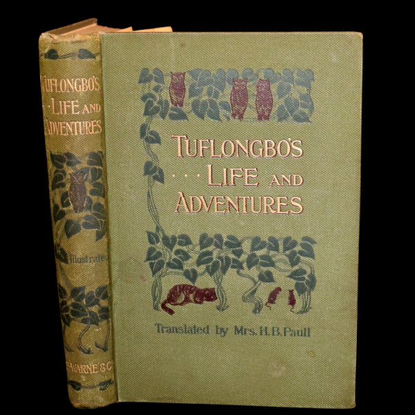 1890 Scarce Victorian Edition - Tuflongbo's Life and Adventures. Holme Lee's Fairy Tale illustrated.