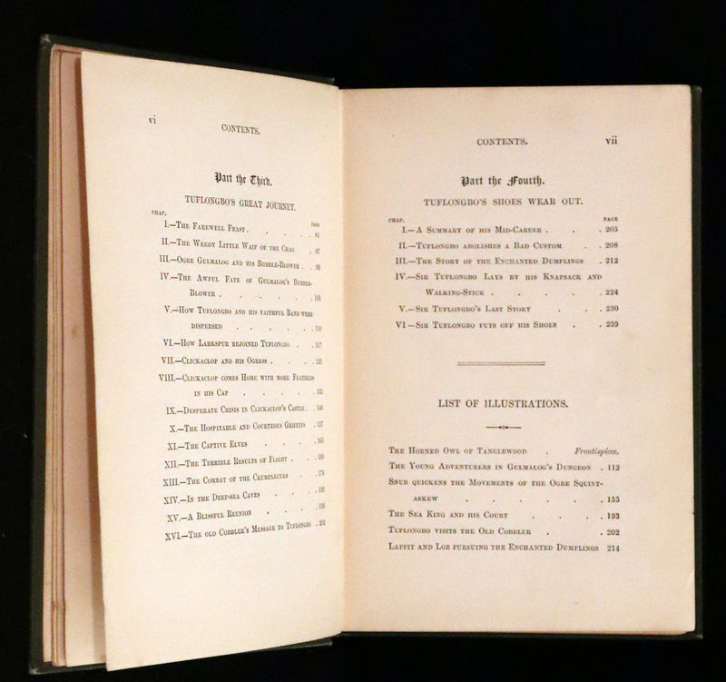 1890 Scarce Victorian Edition - Tuflongbo's Life and Adventures. Holme Lee's Fairy Tale illustrated.