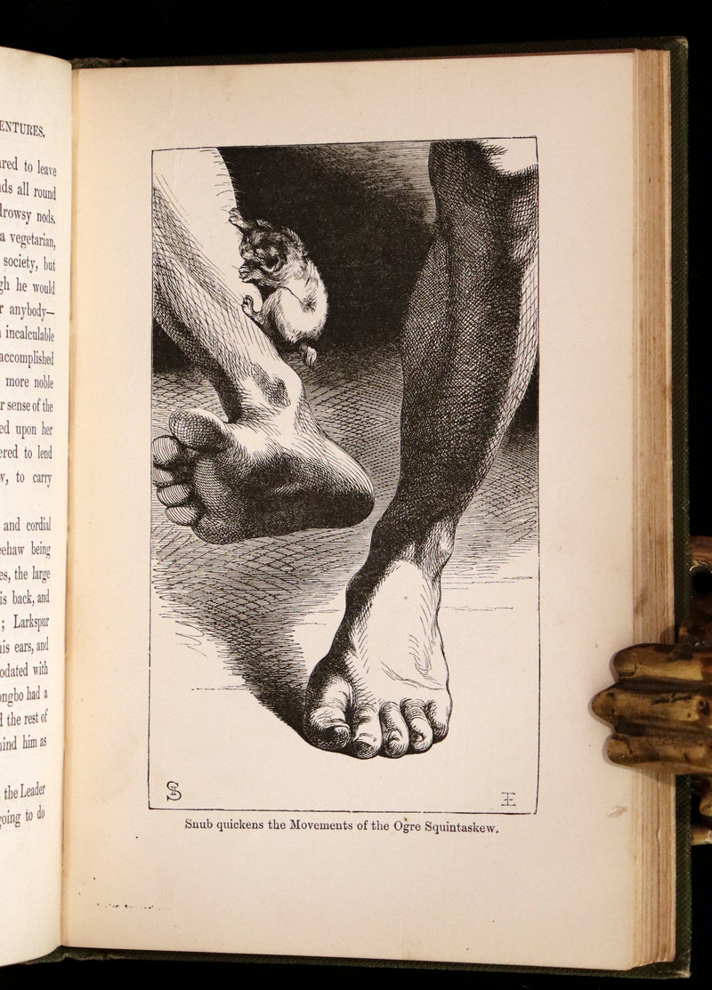 1890 Scarce Victorian Edition - Tuflongbo's Life and Adventures. Holme Lee's Fairy Tale illustrated.