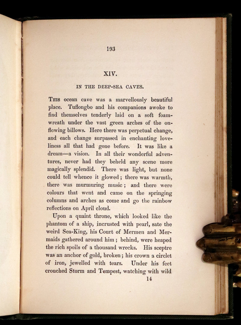 1890 Scarce Victorian Edition - Tuflongbo's Life and Adventures. Holme Lee's Fairy Tale illustrated.