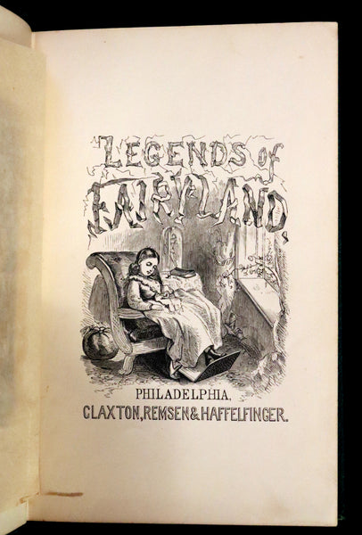 1869 Scarce First Edition ~ Legends from Fairy Land by Anna Bache.