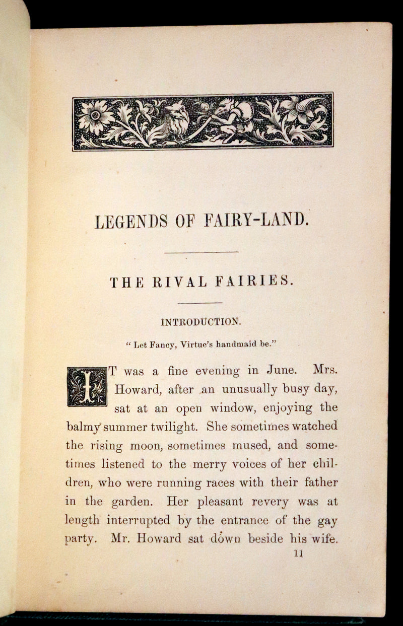 1869 Scarce First Edition ~ Legends from Fairy Land by Anna Bache.