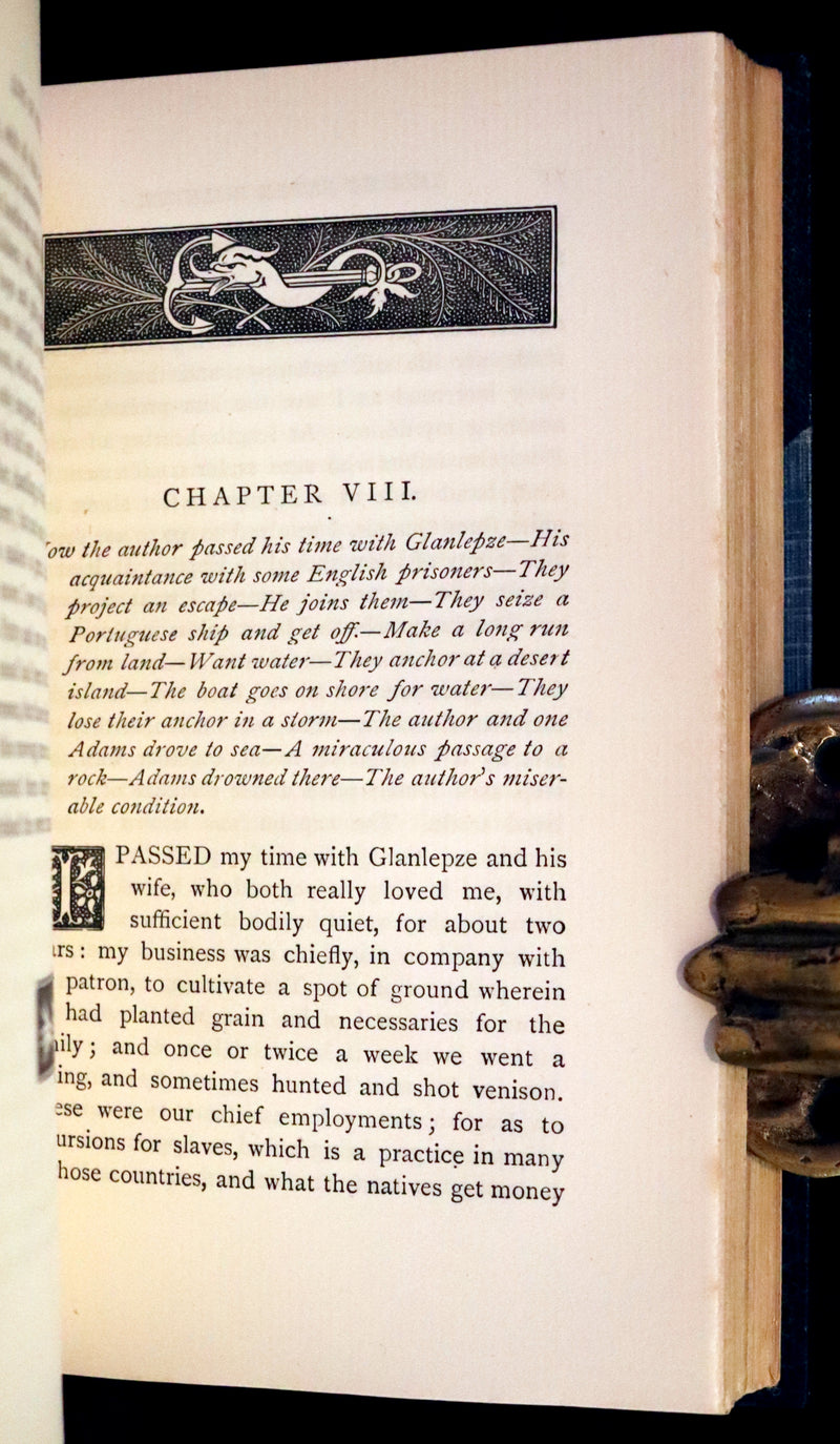 1884 Rare Book Set - The Life & Adventures of Peter Wilkins, Utopian Science Fiction Masterpiece.