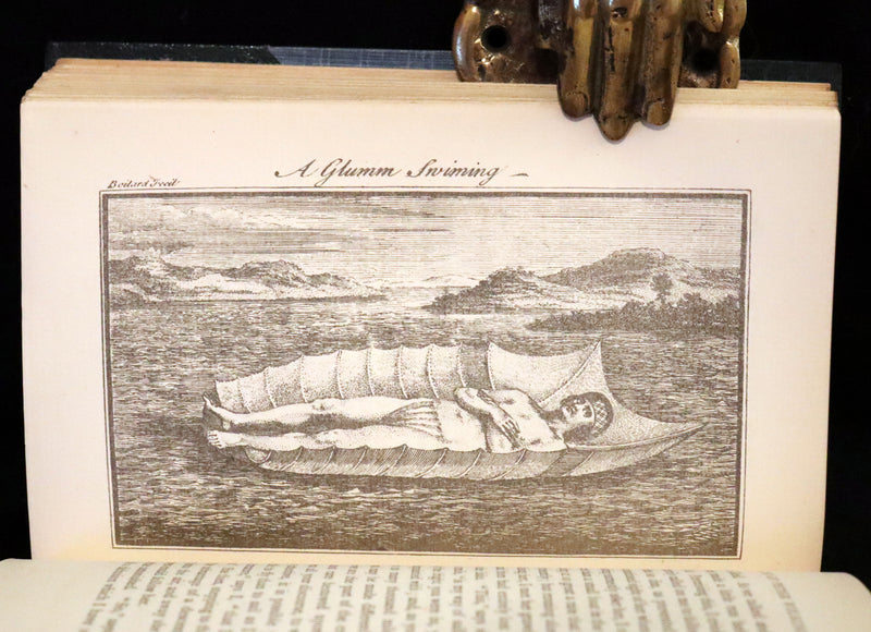 1884 Rare Book Set - The Life & Adventures of Peter Wilkins, Utopian Science Fiction Masterpiece.