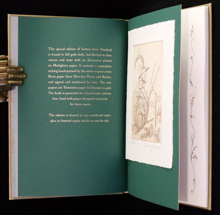 2020 Scarce Signed Limited Edition - Letters from Fairyland by Charles van Sandwyk. #195/250.