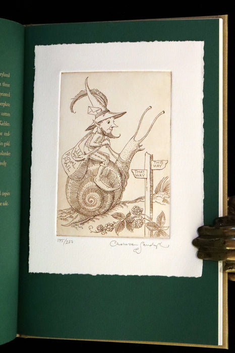 2020 Scarce Signed Limited Edition - Letters from Fairyland by Charles van Sandwyk. #195/250.