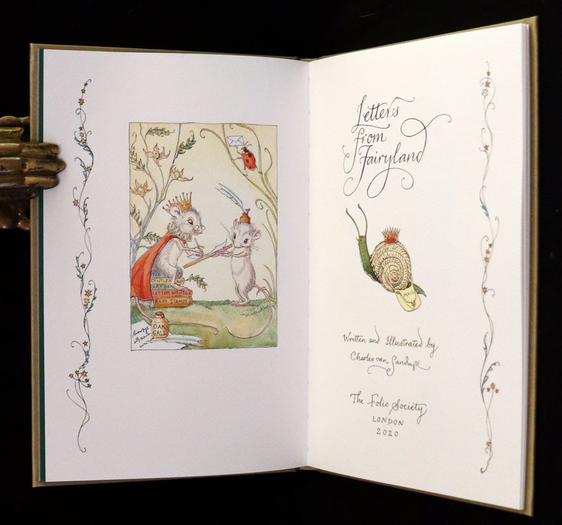2020 Scarce Signed Limited Edition - Letters from Fairyland by Charles van Sandwyk. #195/250.