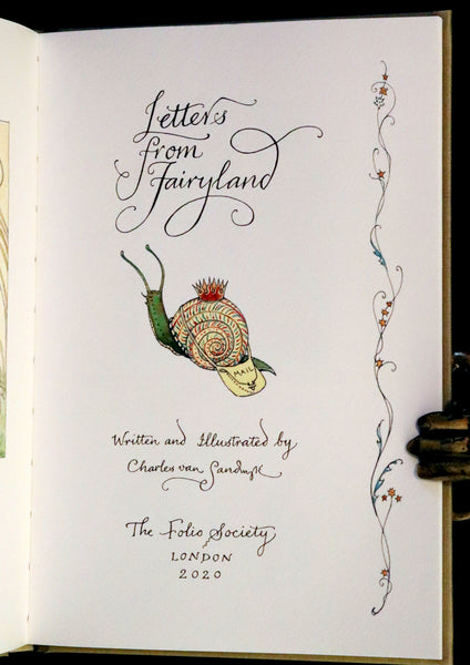 2020 Scarce Signed Limited Edition - Letters from Fairyland by Charles van Sandwyk. #195/250.