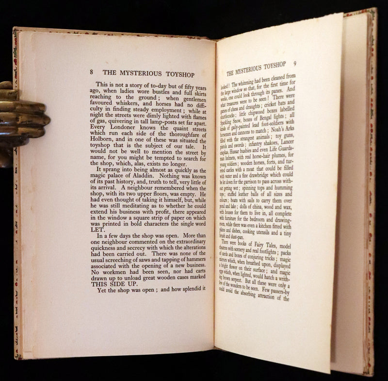 1924 Rare First Edition - The Mysterious Toyshop. A Fairy Tale by Cyril W. Beaumont, illustrated by Wyndham.