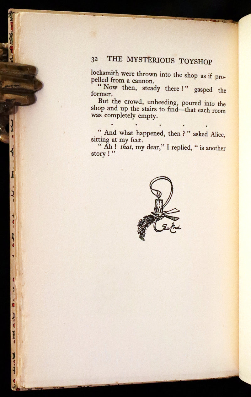 1924 Rare First Edition - The Mysterious Toyshop. A Fairy Tale by Cyril W. Beaumont, illustrated by Wyndham.