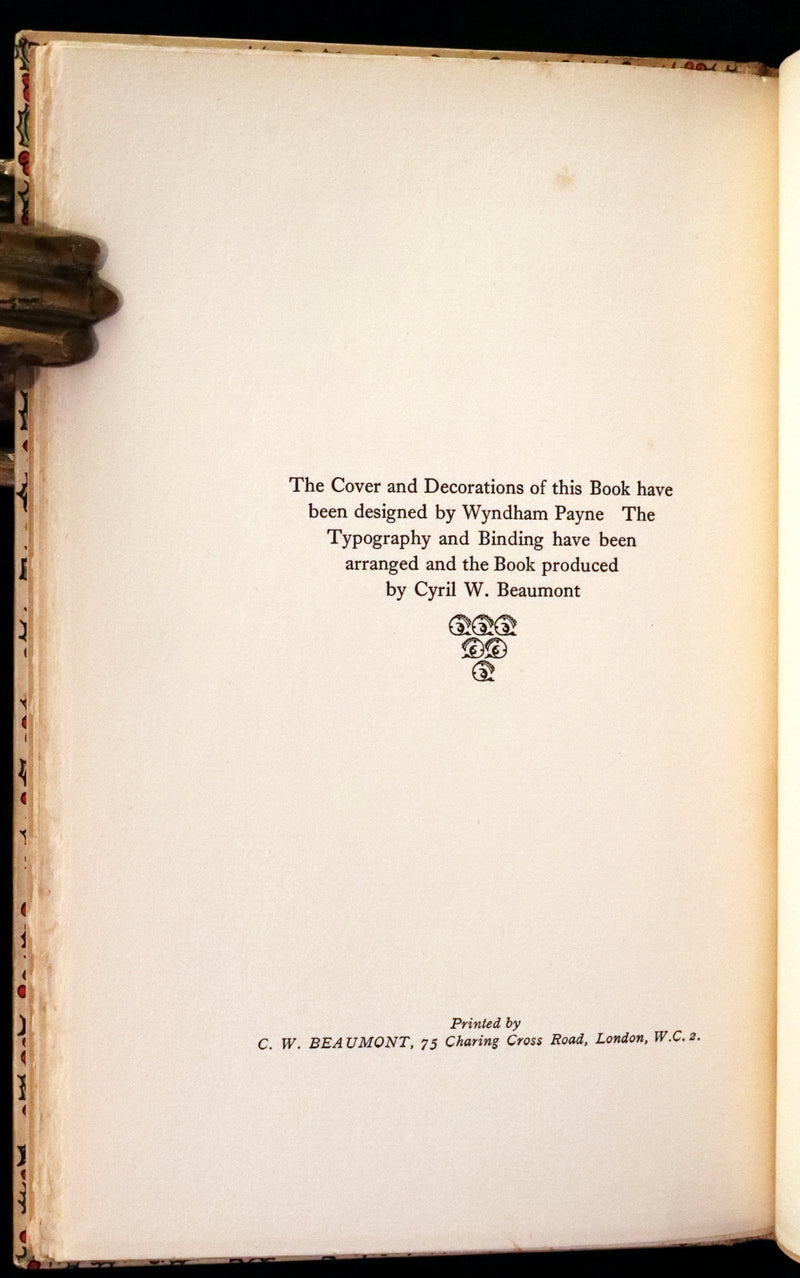 1924 Rare First Edition - The Mysterious Toyshop. A Fairy Tale by Cyril W. Beaumont, illustrated by Wyndham.