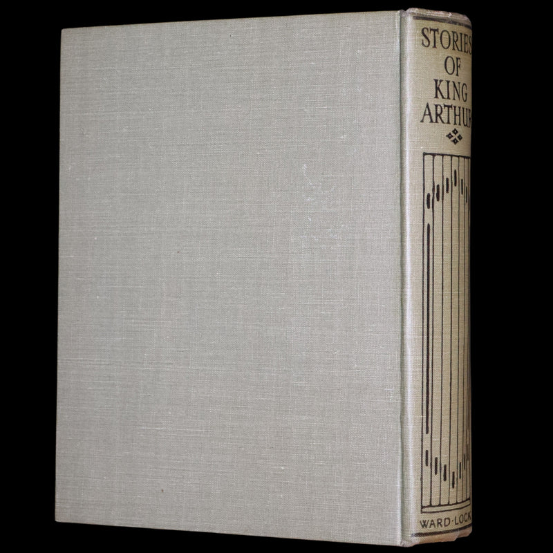 1925 Rare Book - Stories of King Arthur with 48 Colour Plates By Harry G. Theaker.