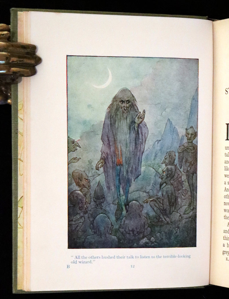 1925 Rare Book - Stories of King Arthur with 48 Colour Plates By Harry G. Theaker.